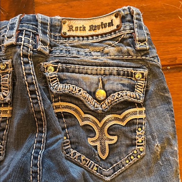 GUC Rock Revival Jeans - Size 26 - Picture 2 of 6